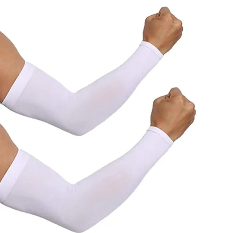 Ksnnrsng Manicotto Braccio UV Protezione Manicotti di Ghiaccio Raffreddamento moderato Sport Ciclismo pallavolo all'aperto Guidare