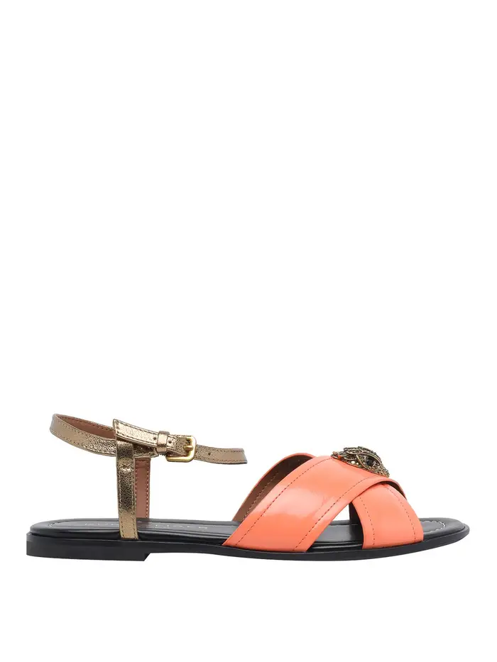 Kurt Geiger Sandali piatti Orson Cross color pesca Color Carne E Neutri