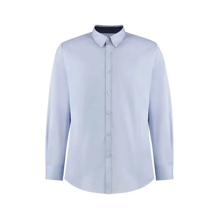 Camicia a maniche corte Kustom Kit Premium Blu