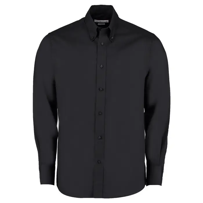 Kustom Kit Camicia a maniche lunghe K188 Nero