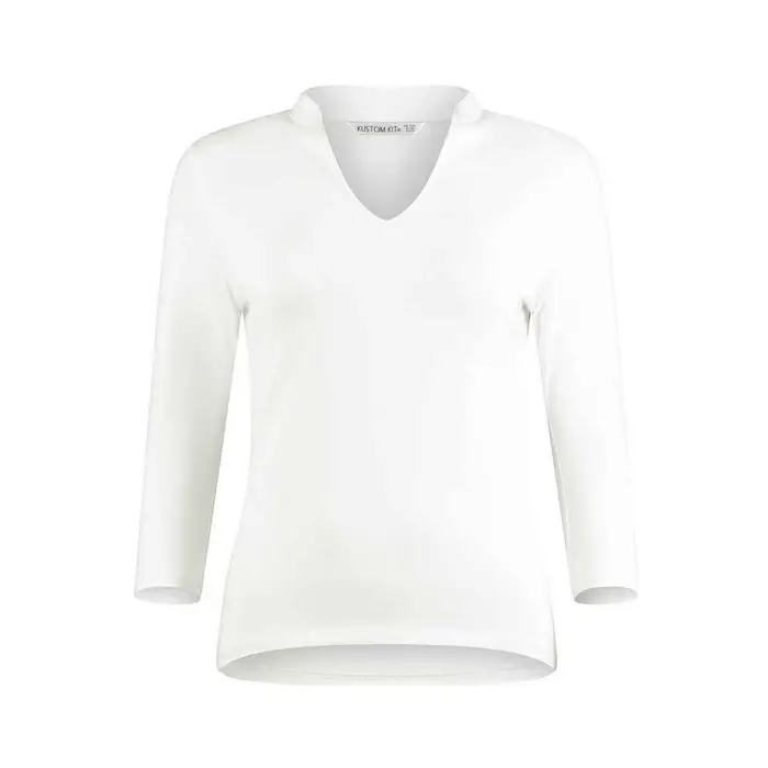 T-shirts a maniche lunghe Kustom Kit K785 Bianco