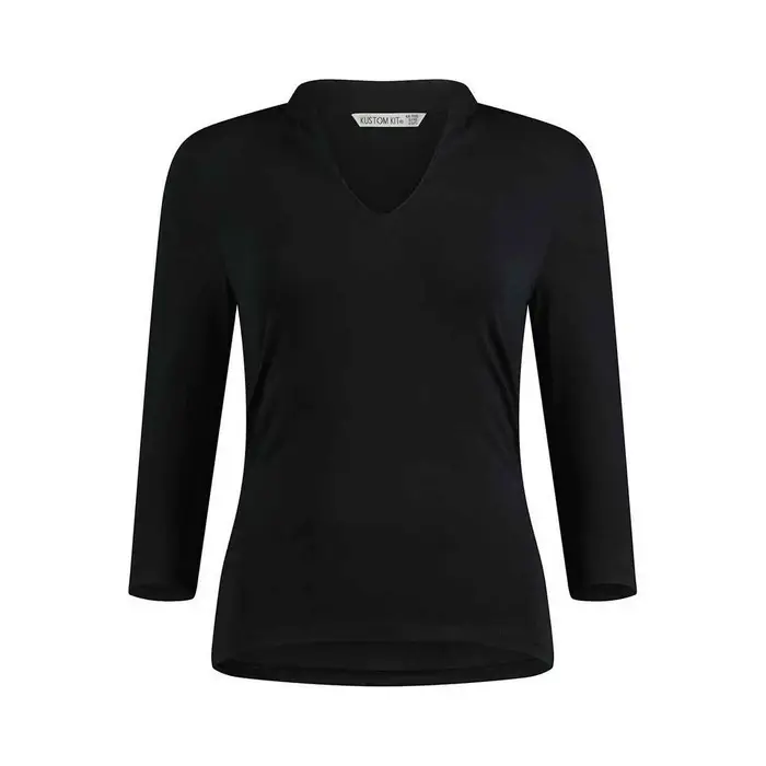 T-shirts a maniche lunghe Kustom Kit K785 Nero