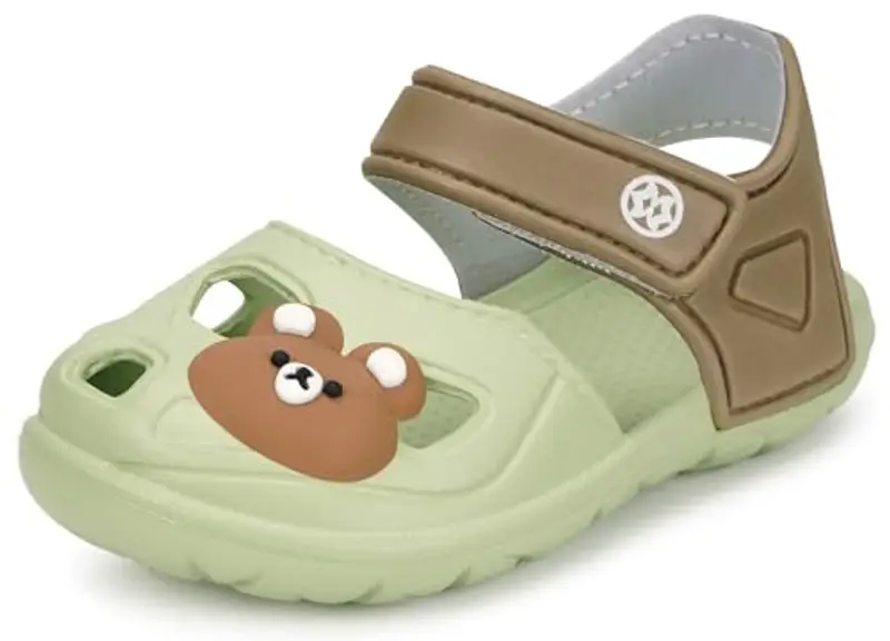 KVbabby Sandali per bambini e ragazzi Scarpe da Giardino Antiscivolo Sandali da Spiaggia Ciabatte, 2463verde