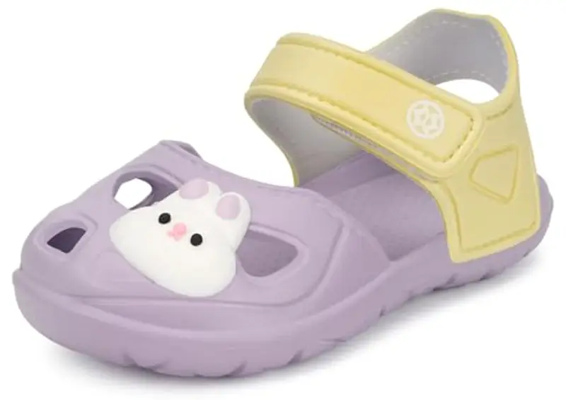 KVbabby Sandali per bambini e ragazzi Scarpe da Giardino Antiscivolo Sandali da Spiaggia Ciabatte, 2463viola, 26/27 EU/Dimensione