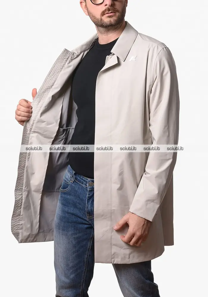 Kway Giacca impermeabile uomo beige Kenley Stretch 2L
