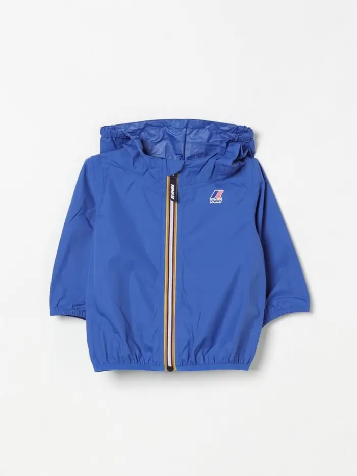 Kway giubbotto infant e le vrai 4 0 claudine blu elettrico