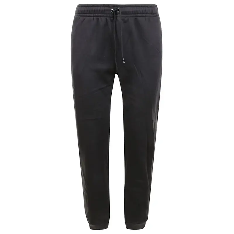 pantaloni sportivi uomo nero con cintura regolabile