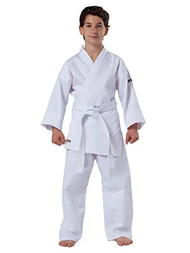 Kwon Kimono Bambino Karate Basic, Bianco (weiß), 110cm