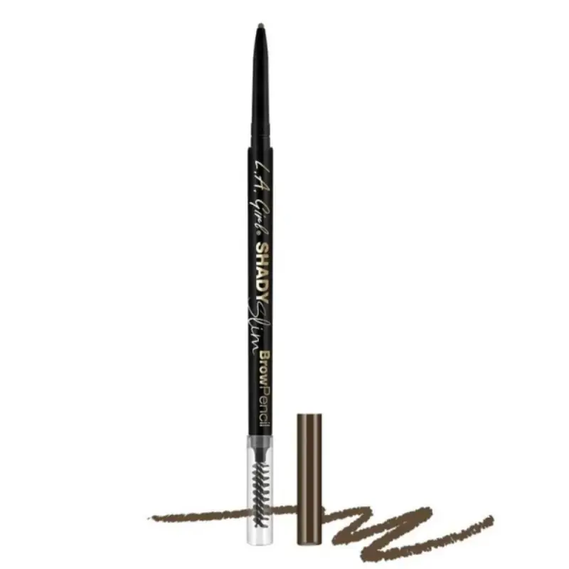 L.a. girl cosmetics Shady Slim matita automatica per sopracciglia con spazzolino colore Medium Brown 0, 08 g
