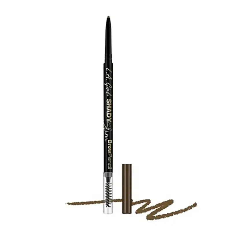 L.a. girl cosmetics Shady Slim matita automatica per sopracciglia con spazzolino colore Warm Brown 0, 08 g