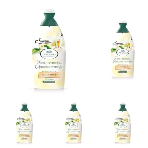 L'Angelica Officinalis, Bagnodoccia Fiori d'Arancio, Nutre e Setifica, Pelle Setosa e Luminosa, Senza Parabeni