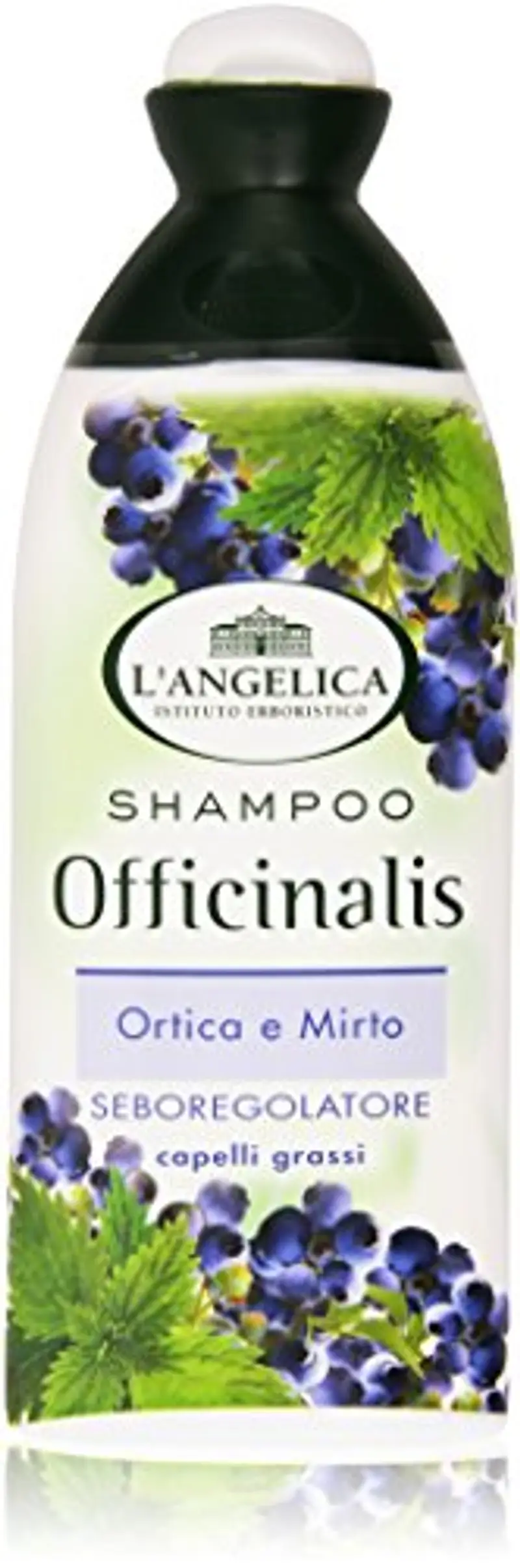 L'Angelica Shampoo Seboregolatore Ortica E Mirto, Capelli Grassi