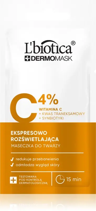 L’biotica DermoMask C 4% maschera illuminante viso 8 ml