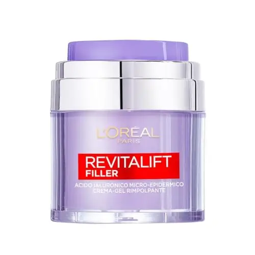 L'Oreal Paris L'Oréal Paris Crema-Gel Rimpolpante Revitalift Filler, Acido Ialuronico Micro-Epidermico, Per una Pelle Idratata più a