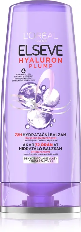 L'oréal Balsamo idratante paris Elseve Hyaluron Plump 72H (Balsamo idratante) - Volume 200 ml