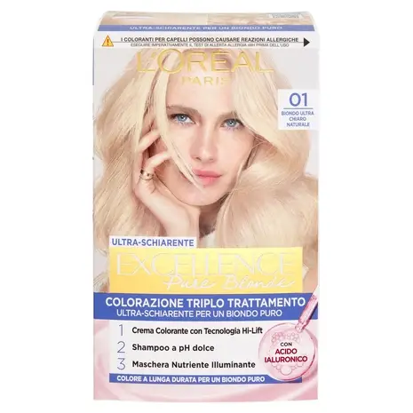 L Oréal Colorazione Triplo Trattamento - 01 Biondo ch ultra nat