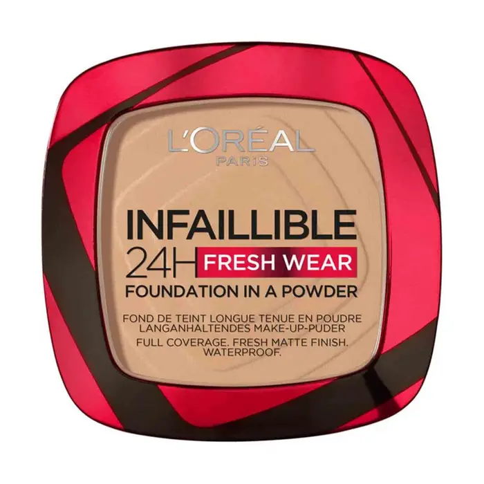L oréal Fondotinta & primer Infallible 24H Fresh Wear Powder Foundation - 140 Beige