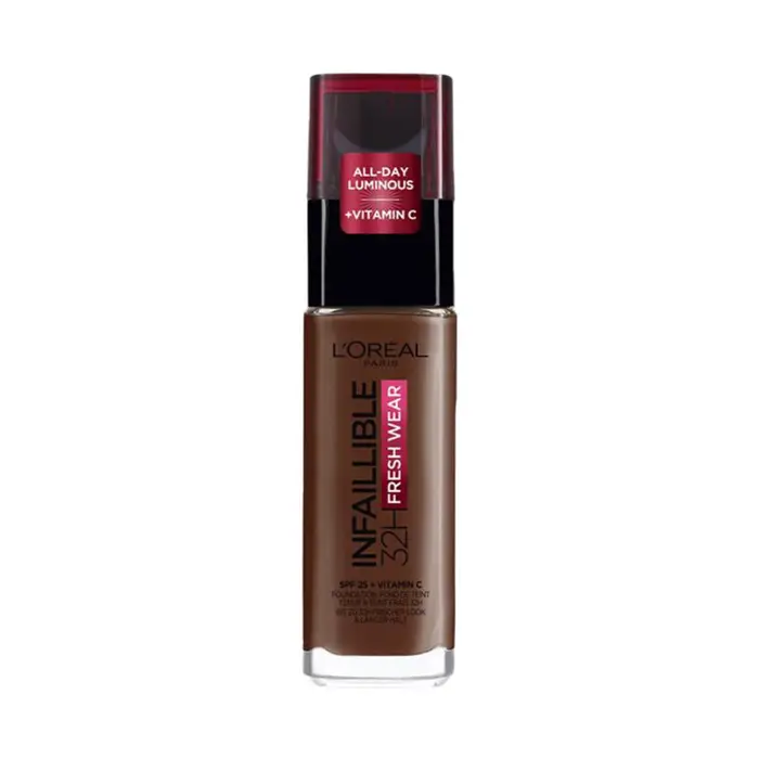 L oréal Fondotinta & primer Infallible 32h Fresh Wear Foundation - 390 Ebène Marrone