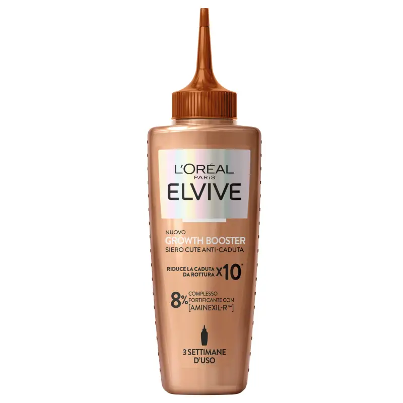 L Oréal Paris Elvive Growth Booster Siero Cute Anti-Caduta Senza Risciacquo 102ml - Siero Capelli