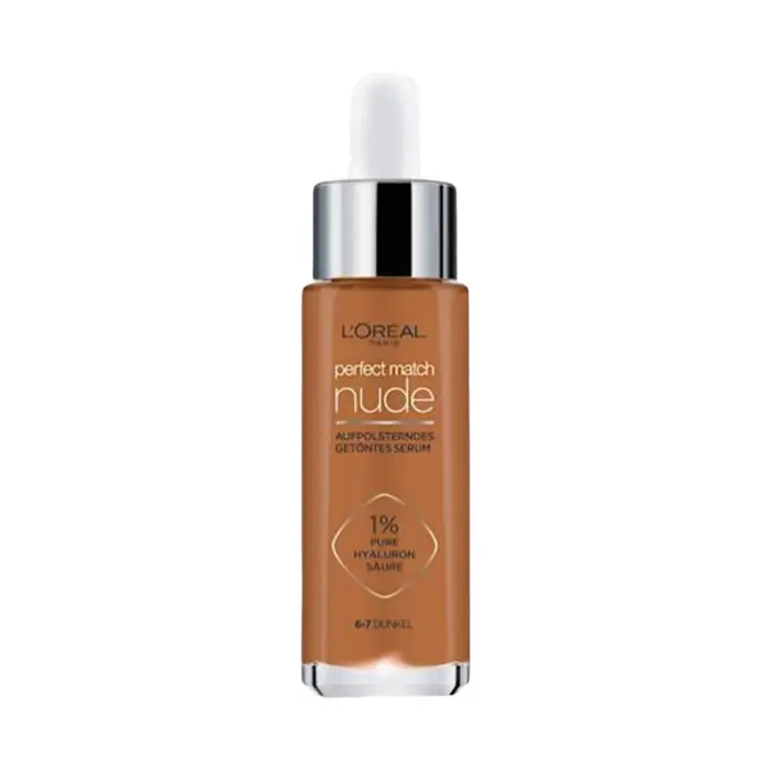 L Oréal Paris Fondotinta & primer True Match Nude Tinted Serum - 6-7 Dunkel Marrone