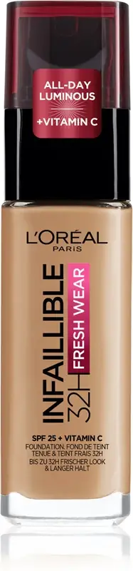 L´oréal paris L’Oréal Paris Infaillible 32H Fresh Wear fondotinta liquido lunga tenuta colore 235 Honey 30 ml