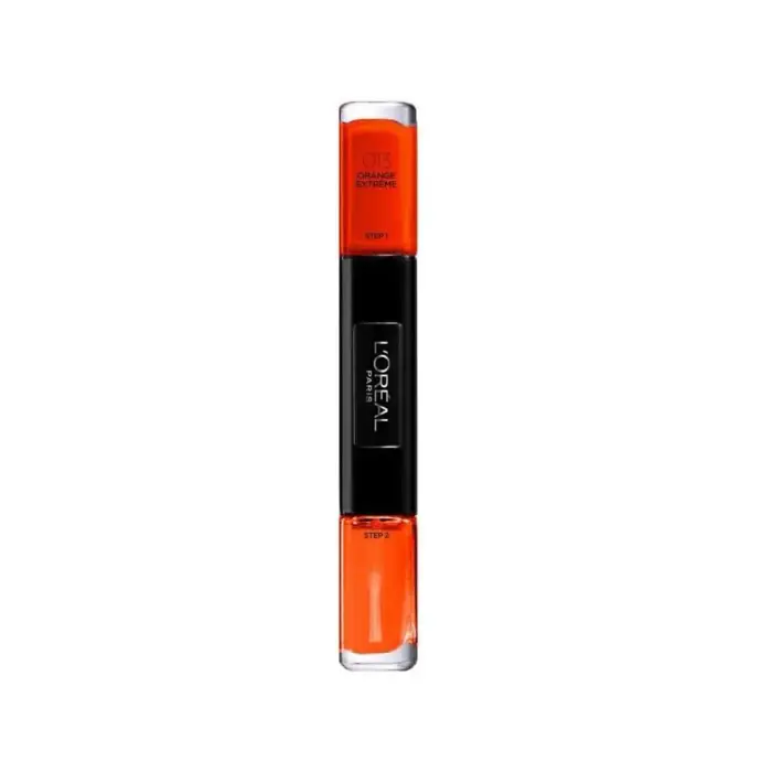 L´oréal paris L Oréal Paris Infallible Smalto Effetto Gel 2 in 1 013 Orange Extreme 2 x 5 ml - Smalto