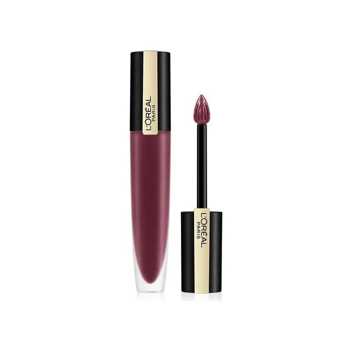 Rossetti L Oréal Paris Signature Matte Liquid Lipstick - 103 I Enjoy Prune Viola