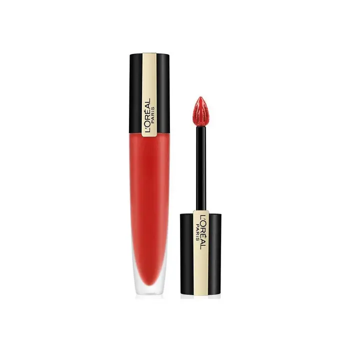 Rossetti L Oréal Paris Signature Matte Liquid Lipstick - 113 I Don t Rosso