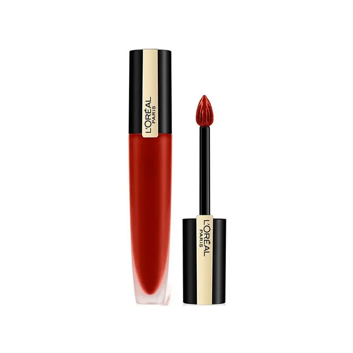 Rossetti L Oréal Paris Signature Matte Liquid Lipstick - 138 Honored Rosso