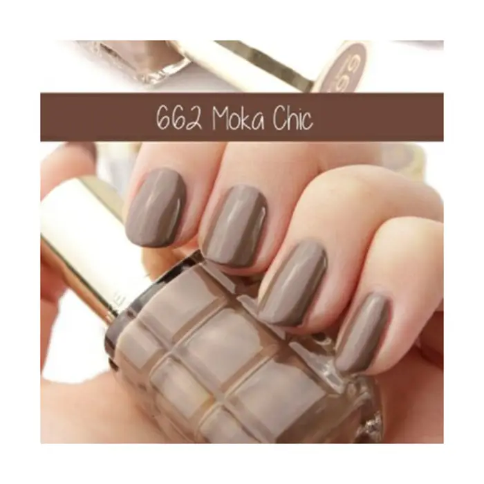 L Oréal Paris Smalti Color Riche Oil Nail Polish - 662 M0ka Chic Marrone