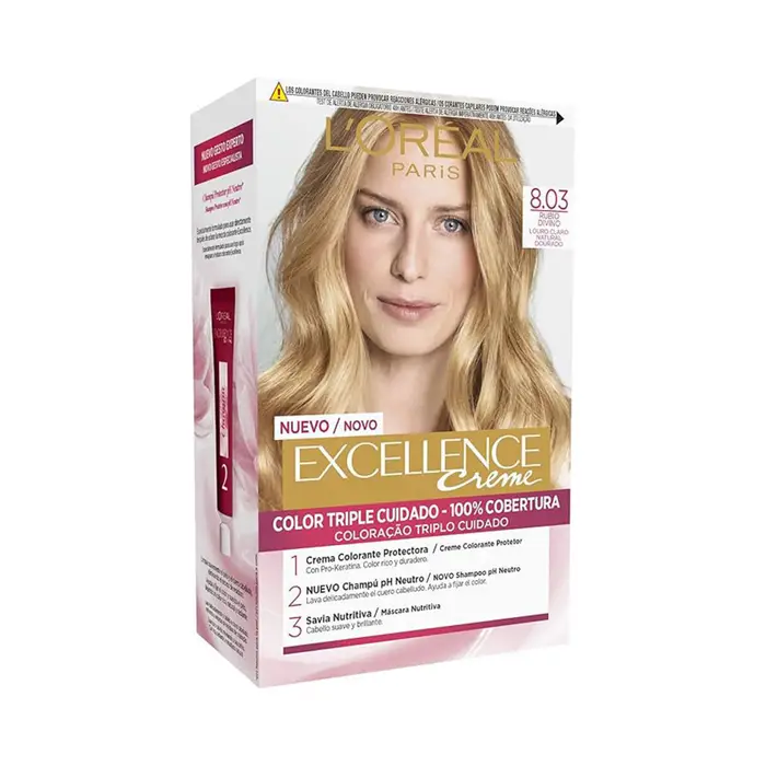 L Oréal Paris Tinta Coloration Excellence - 8 03 Beige Blond