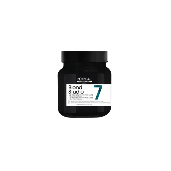 L oréal professionnel Blond Studio Platinium Plus 7, Illuminante, Polvere Ossidante per Capelli, 500 g
