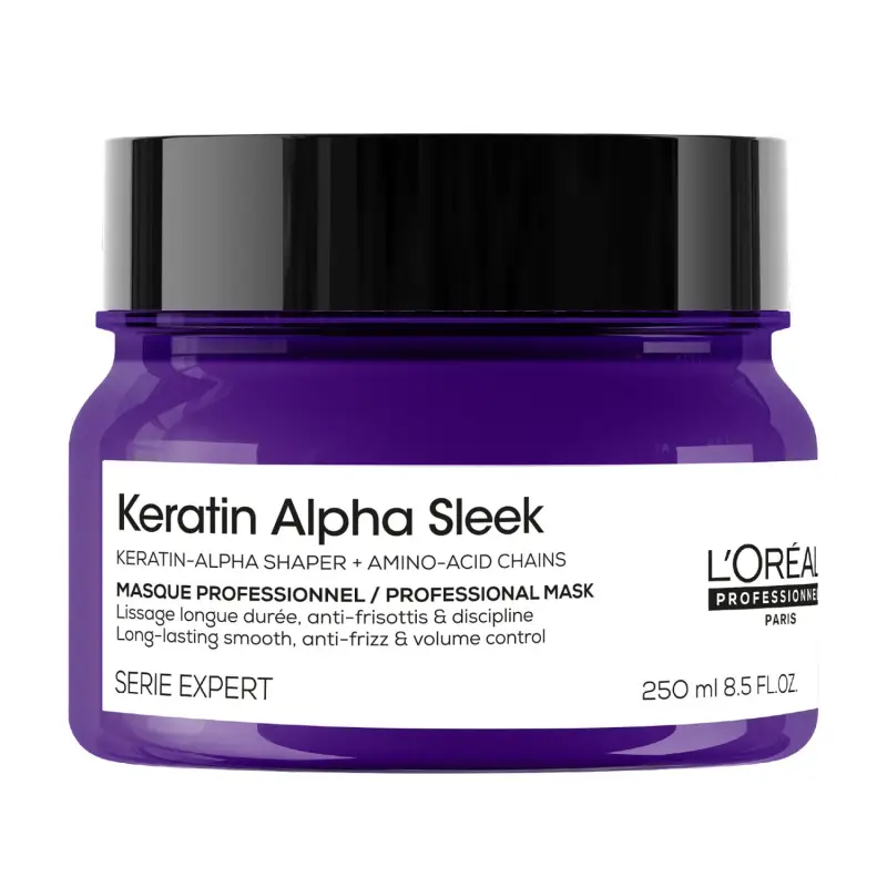 L Oréal Professionnel Keratin Alpha Sleek Keratin Alpha Sleek Mask 250ml - Maschera Lisciante Capelli