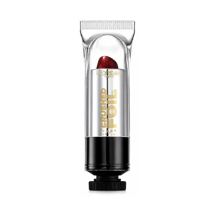 L oréal Rossetti Metallic Crushed Foil Lipstick - 07 Bronze Marrone