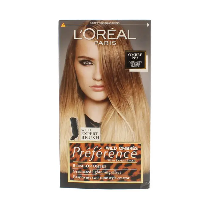 Tinta L oréal Preference Tie Dye Hair Color - Ombré N°3 Marrone