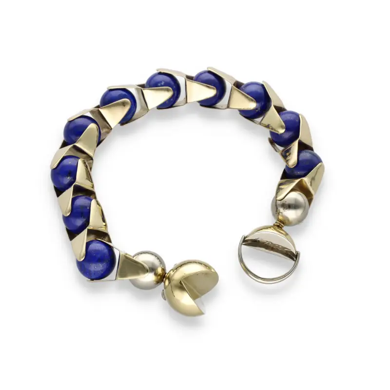 L oro2 Bracciale in oro giallo 18kt e lapis