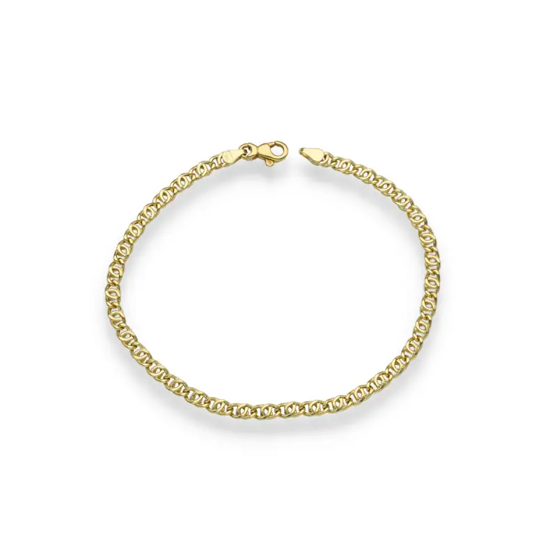 L'oro2 Bracciale oro giallo da uomo a catena