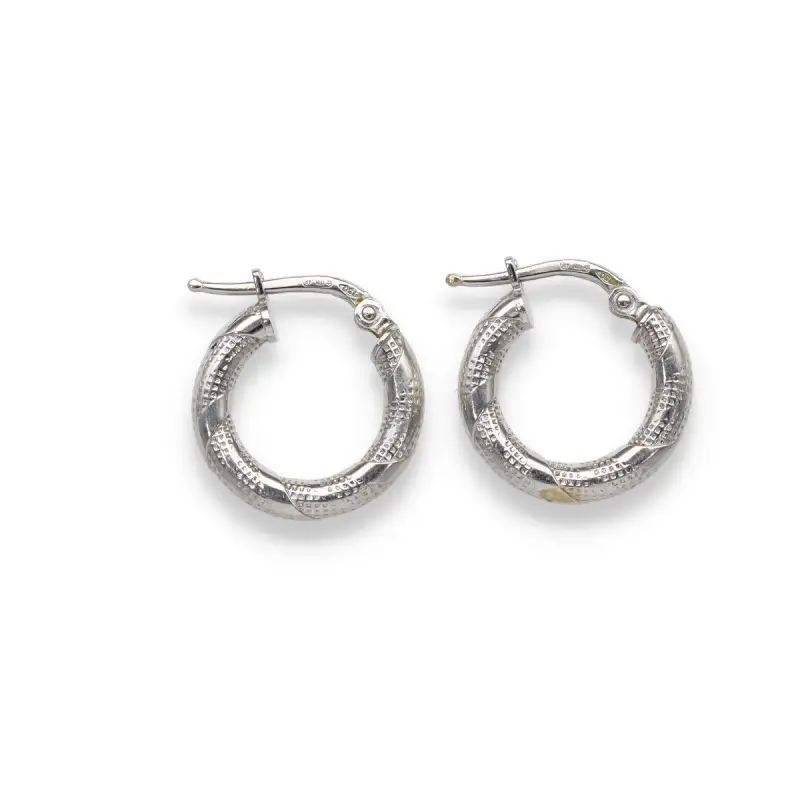 L'oro2 Cerchi in oro bianco lavorati