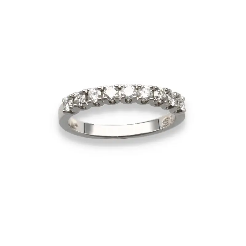 L oro2 Riviera in oro bianco 18kt con 9 diamanti