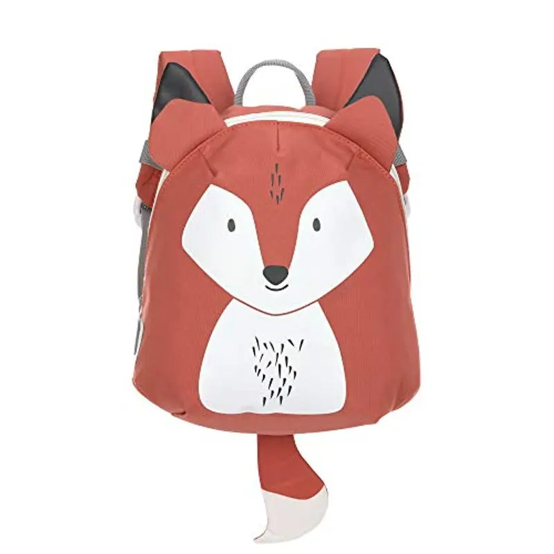 Lässig Piccolo zaino per bambini per la scuola materna con cinturino da 2 anni, 20 x 9 x 24 cm, 3, 5 L, Rosso (Fox)
