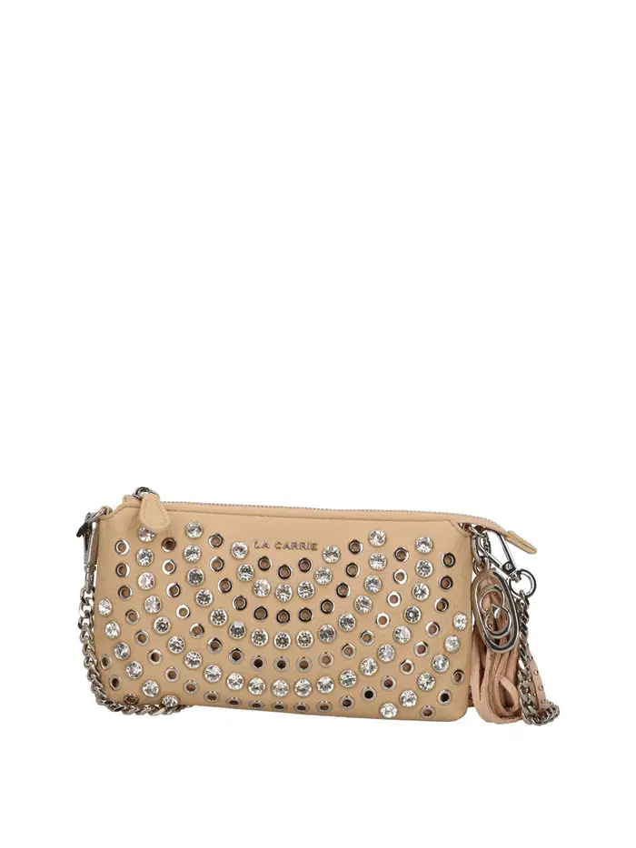 borsa pochette la carrie andromeda da donna - beige