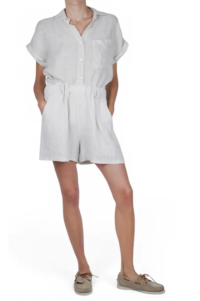 La Femme Blanche Shorts - 471656 - Bianco/Sabbia