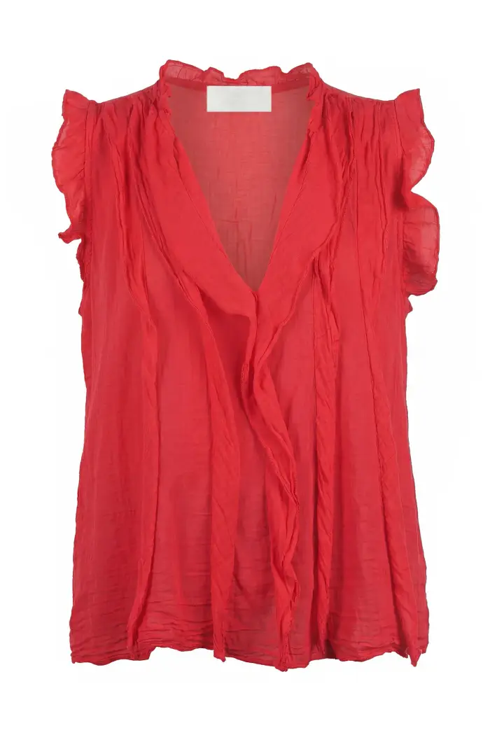 La Femme Blanche Top - 471747 - Rosso