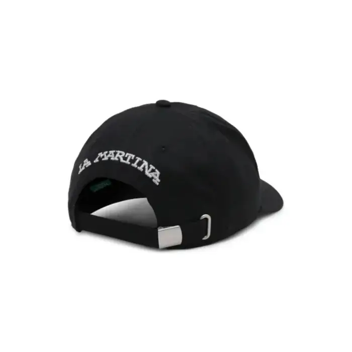 LA MARTINA Cappellino CCUH61 TW451-B9180 BLACK SILVER Nero