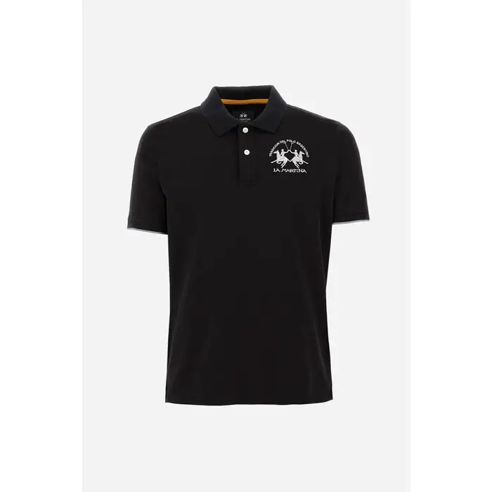 LA MARTINA T-shirt & Polo CCMP11 PK001-09999 BLACK Nero