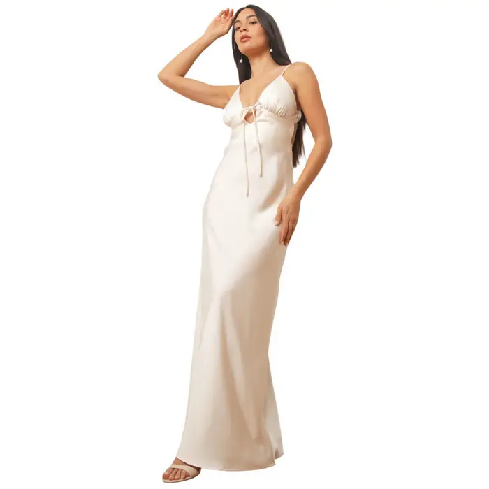 La Modeuse Abito Lunghi 78229_P185991 Beige