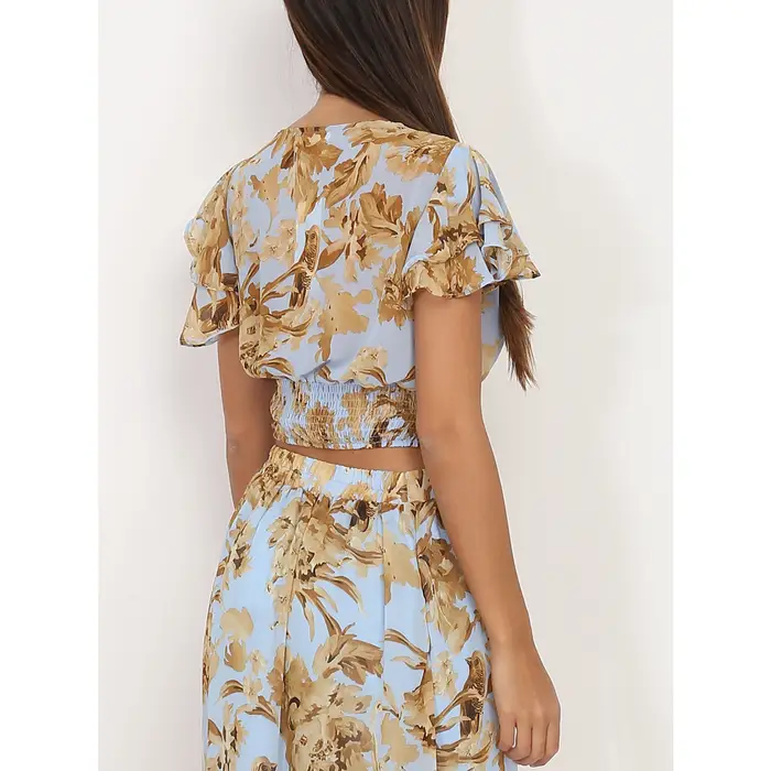 La Modeuse Camicetta 62991_P142867 Blu miniatura 3