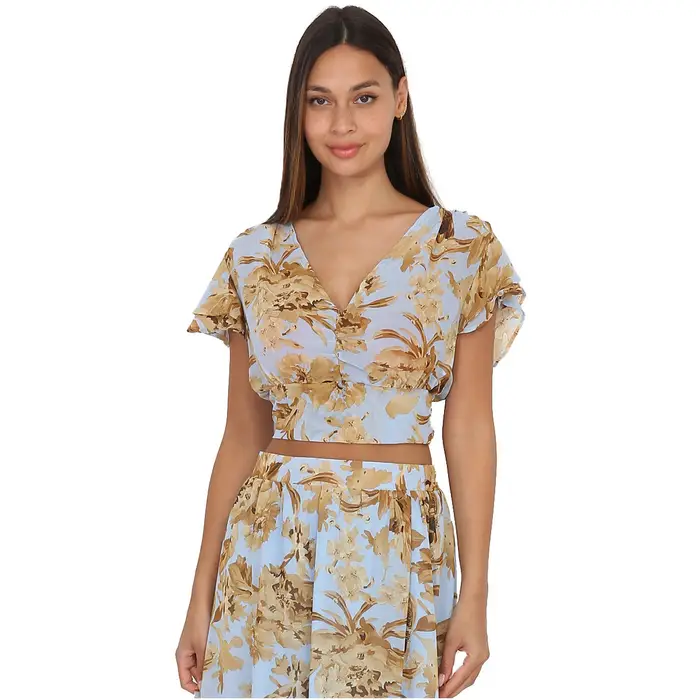 Camicetta La Modeuse 62991_P142867 Blu