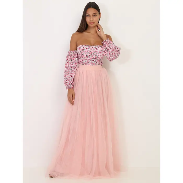 La Modeuse Gonne lunghe 22946_P50753 Rosa