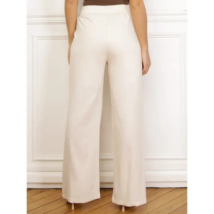 Pantaloni larghi La Modeuse 78041_P185317 Beige
